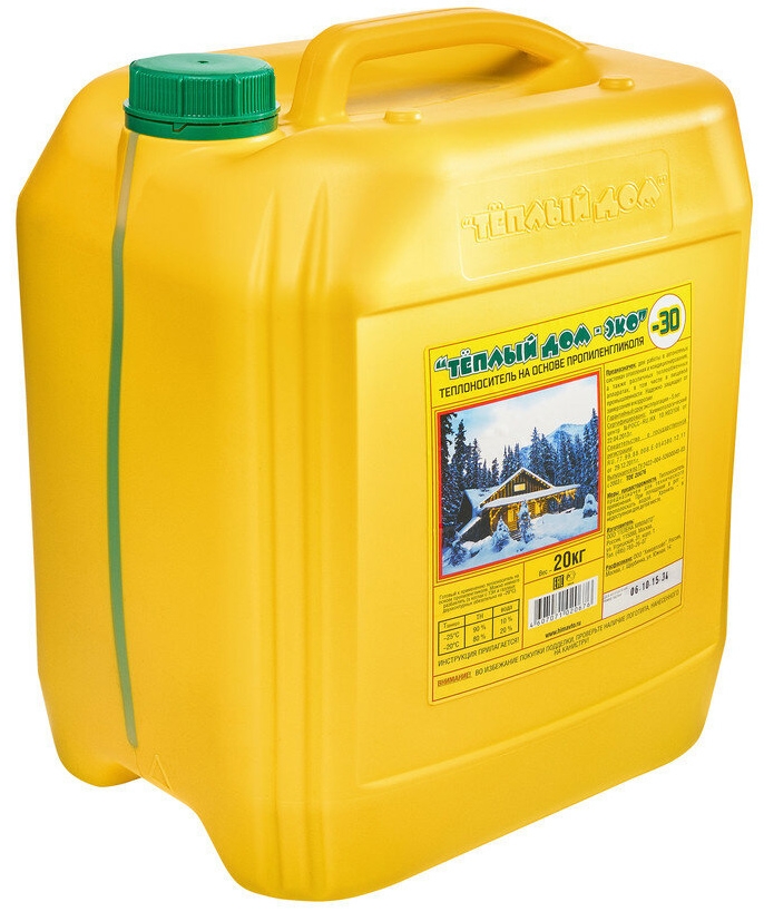 Теплоноситель Теплый Дом Эко 50 кг | Антифриз для системы отопления ...